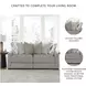 Aslan Court Pebble Modular 76" Loveseat