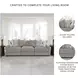 Aslan Court Pebble Modular 108" Sofa
