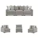 Aslan Court Pebble Modular 108" Sofa