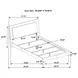 Felicity Gloss White Full Panel Bed With LED Lighting