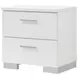 Felicity Gloss White Nightstand