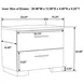 Felicity Gloss White Nightstand
