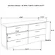 Felicity Gloss White Dresser