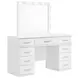 Felicity Gloss White Vanity Desk