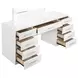 Felicity Gloss White Vanity Desk