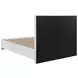 Felicity White High Gloss King Upholstered Platform Storage Bed