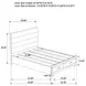 Felicity White High Gloss Queen Upholstered Platform Storage Bed