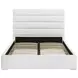 Felicity White California King Upholstered Platform Bed