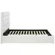 Felicity White California King Upholstered Platform Bed
