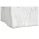 4111 White Square Accent Table