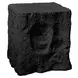 4112 Black Square Accent Table