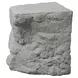 4115 Gray Square Accent Table