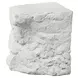 4116 White Square Accent Table