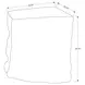 4117 Black Square Accent Table