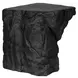 4117 Black Square Accent Table