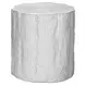 4121 White Round Accent Table