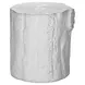 4121 White Round Accent Table