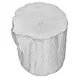 4121 White Round Accent Table