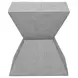 4125 Gray Square Accent Table