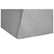 4125 Gray Square Accent Table