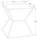 4125 Gray Square Accent Table