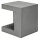 4130 Gray Square Accent Table