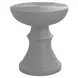 4144 Gray Round Accent Table