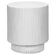 4149 White Round Accent Table