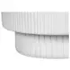 4149 White Round Accent Table