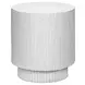 4149 White Round Accent Table