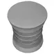 4152 Gray Round Accent Table