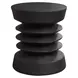 4154 Black Round Accent Table