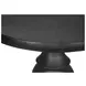 4162 Black Round Accent Table