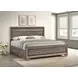 Kauffman Washed Taupe King Storage Panel Bed