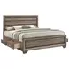 Kauffman Washed Taupe King Storage Panel Bed