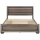 Kauffman Washed Taupe King Storage Panel Bed