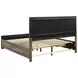 Kauffman Washed Taupe King Storage Panel Bed