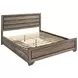 Kauffman Washed Taupe California King Storage Panel Bed