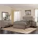 Kauffman Washed Taupe California King Storage Panel Bed