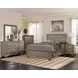 Kauffman Washed Taupe California King Storage Panel Bed