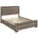 Kauffman Washed Taupe Queen Panel Storage Bed