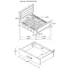 Kauffman Washed Taupe Queen Panel Storage Bed