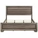 Kauffman Washed Taupe King Panel Bed