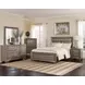 Kauffman Washed Taupe California King Panel Bed