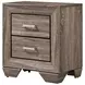 Kauffman Washed Taupe Nightstand