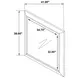 Kauffman Washed Taupe Mirror