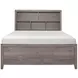 Woodrow Gray Full Storage Wall Bed with Nightstand and Toybox