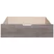 Woodrow Gray Full Storage Wall Bed with Nightstand and Toybox