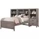 Woodrow Gray Twin Storage Wall Bed with Nightstand