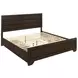 Fenbrook Dark Cocoa King Storage Panel Bed